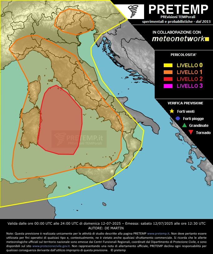 Mappa previsione del 17 maggio 2026